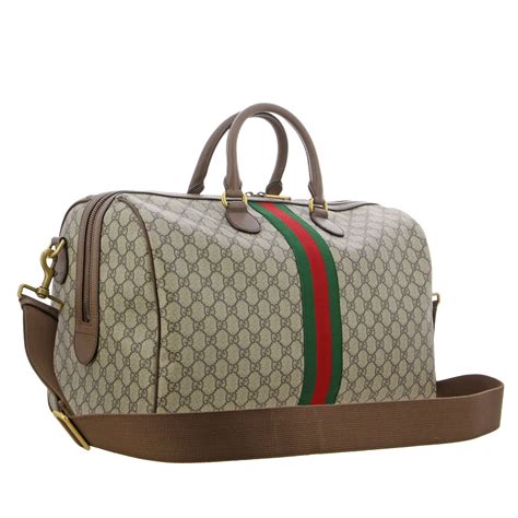 leather travel bag gucci|gucci travel bag price.